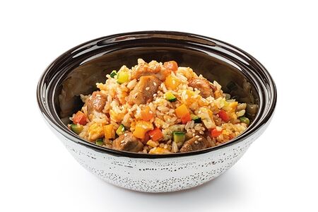 Тяхан с курицей