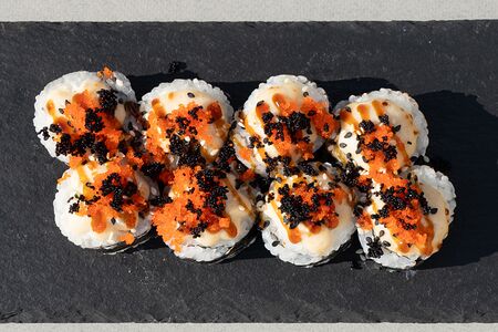 Запеченный ролл с креветкой 