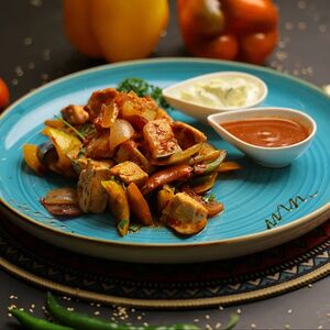 Курица с овощами