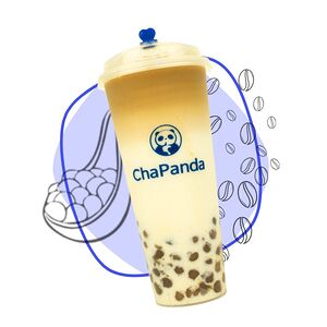 Латте с тапиокой