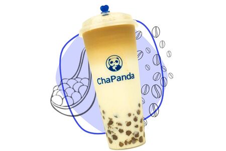 Латте с тапиокой