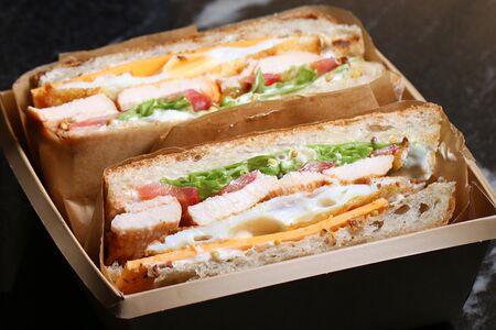 Панини с куриным филе