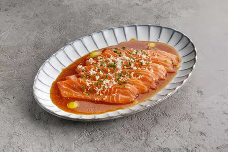 Сашими из лосося с трюфелем