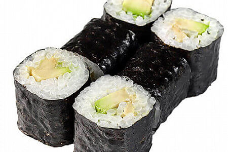 Классический ролл с авокадо