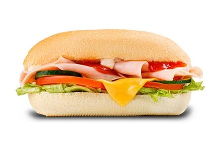 Джуниор саб Индейка и ветчина