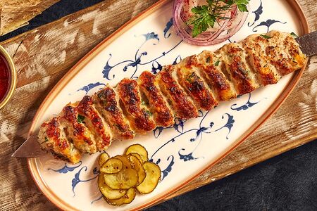 Кебаб из цыпленка с сыром