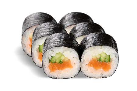 Ролл С лососем и огурцом