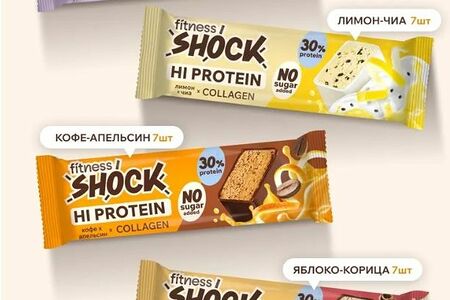 Протеиновый батончик FitnesShock