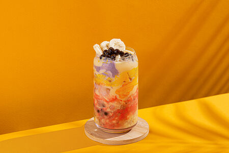 Баббл ти Банан молочный на вынос 700 мл