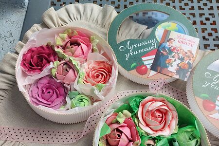 Зефирные розы Лучшему учителю