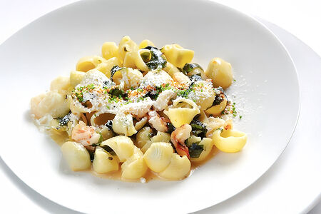 Паста с креветками