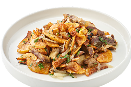 Жаркое с сушёной говядиной