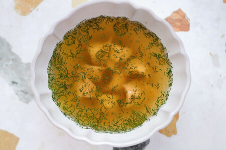 Куриный бульон с тортеллини