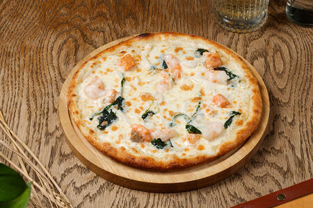 Пицца Морская альфредо