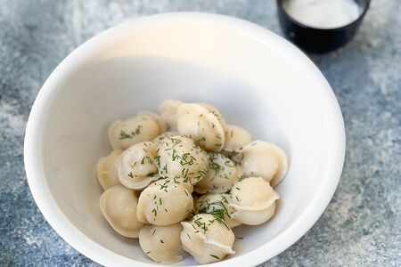 Пельмешки с курино-говяжьим фаршем