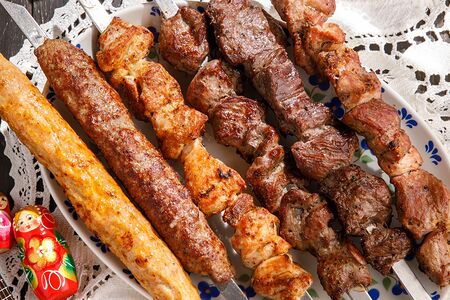 Шашлык из филейной вырезки говядины
