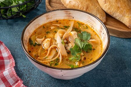 Суп куриный с ариштой