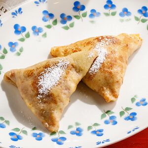 Блинчики с фермерским творогом и изюмом