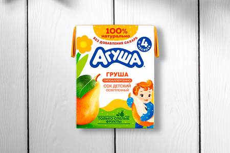 Грушевый сок Агуша