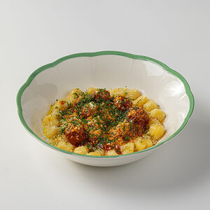 Паста с польпетте из мраморной говядины