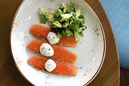 Лосось собственного посола