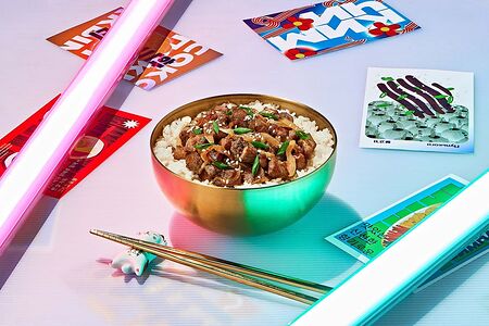 Пулькоги со свининой и рисом