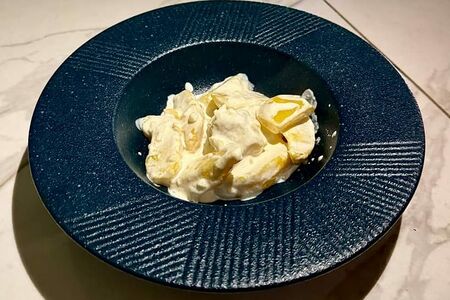 Картофель в сливках с чесноком