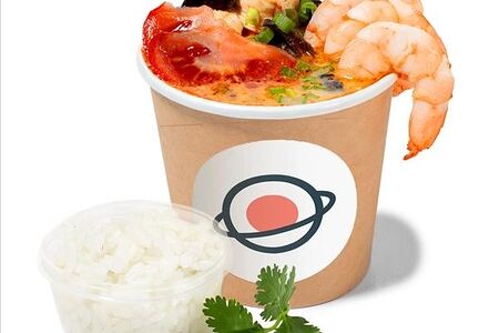 Том Ям с тигровыми креветками