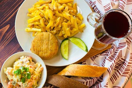 Бизнес-ланч Понедельник 2 блюда