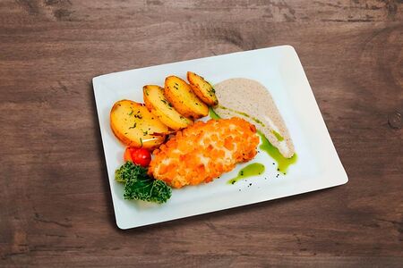 Котлета Пожарская с картофелем 