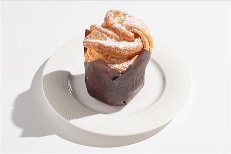 Краффин с апельсиновым кремом