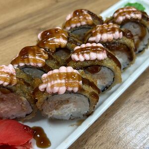 Жареный с курицей терияки