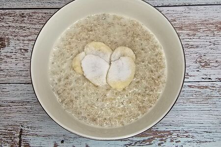 Каша Овсяная с бананом