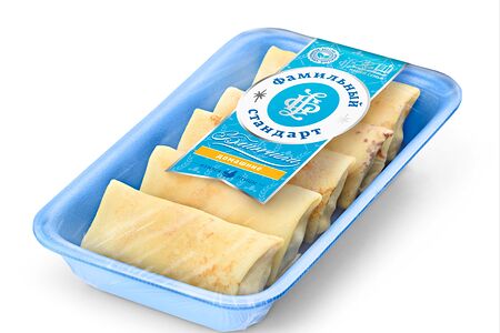 Блинчики Домашние с курицей быстрозамороженные