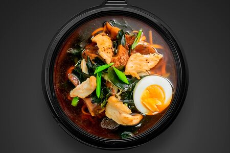 Рамен с курицей