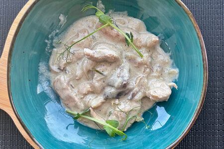 Второе Фрикасе из цыплёнка