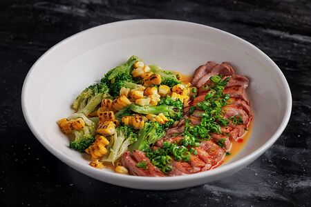 Утиная грудка на гриле