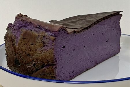 Чизкейк Убе с фиолетовым бататом