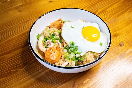 Рис с морепродуктами