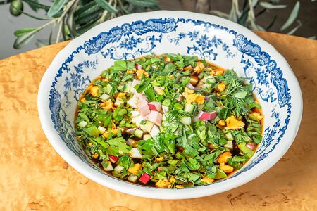 Окрошка на квасе 