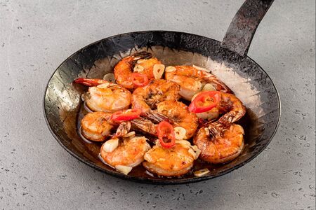 Гамбас в чесночном масле