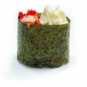 Гункан с лососем