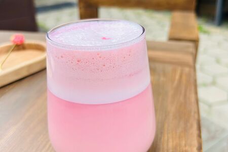 Айс розовая матча 