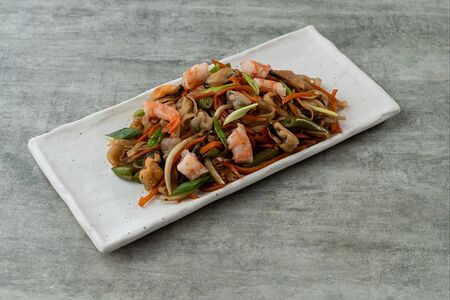 Удон с морепродуктами