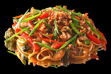 Удон с овощами