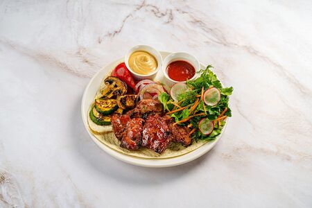 Мясо на мангале из курицы