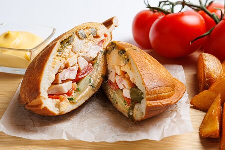 Ufo бургер с курочкой Том ям