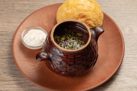 Борщ по-волынски с говядиной