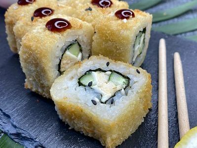 Горячий с крабом