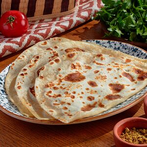 Кутаб с картофелем и грибами
